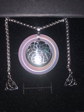 Lavender Jade 3cm Silver Chain
