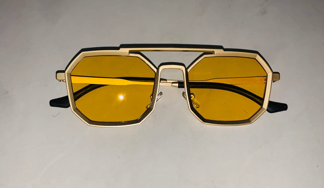Golden Octa Frames Yellow