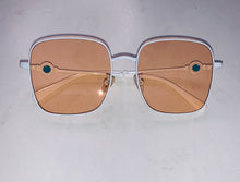 White Fashion Frames Rose/Pink Lens