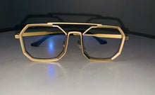 Golden Octa Frames Clear