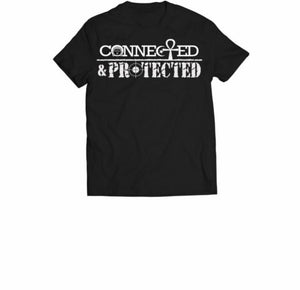 Connected and Protected Luxury T-Shirt (Black)